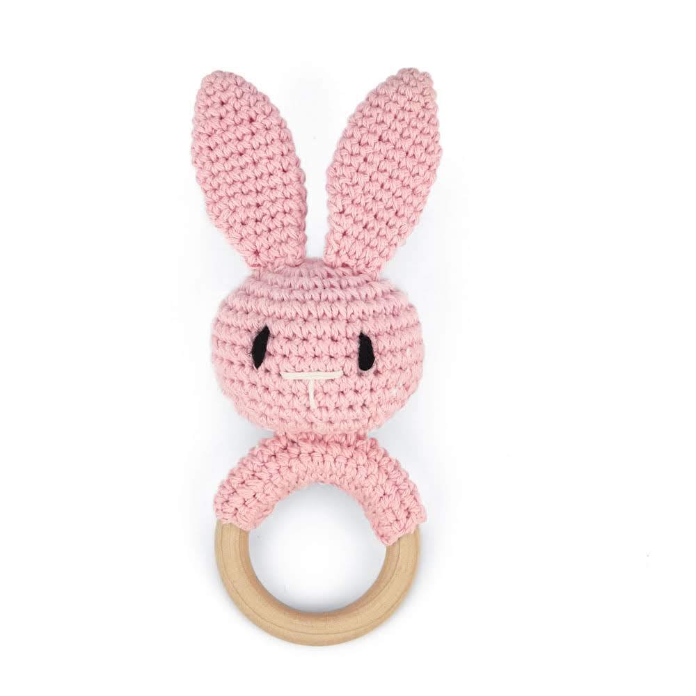 Baby Rattle Hand Woven Cartoon Animal Bracelet Newborn Soothing Doll - Cindi Book