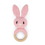 Baby Rattle Hand Woven Cartoon Animal Bracelet Newborn Soothing Doll - Cindi Book