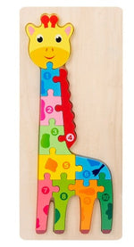 Children's Cartoon Number Animal Puzzle - Cindi Book