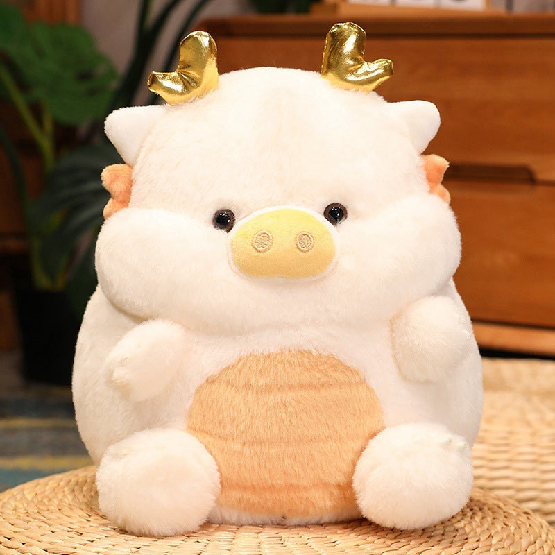 Cute Dragon Pig Doll Plush Toy Sleeping Pillow - Cindi Book