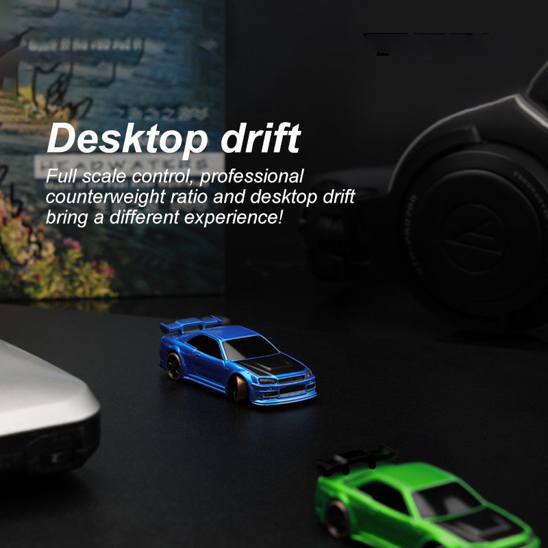 Turbo Racing 1vs76 C64 Drift RC Car With Gyro Radio Full Proportional Remote Control Toys RTR Kit For Kids And Adults - Cindi Book