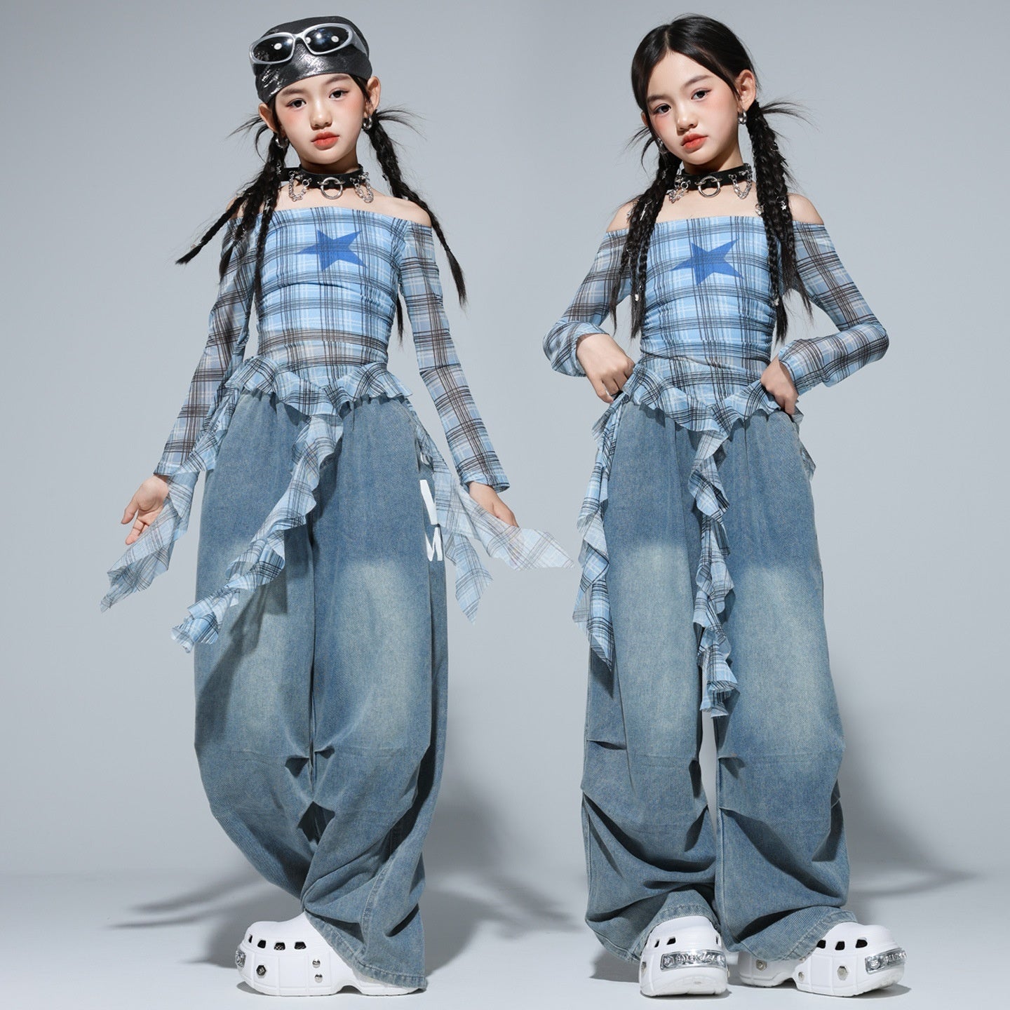 Girls Clothing Kids Hip-Hop Street Dance Trendy Outfit Set - Cindi Book