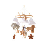 Room Hand-eye Coordination Decoration Wind Chimes Crib Felt Forest Animal Cloud Moon Bed Bell - Cindi Book