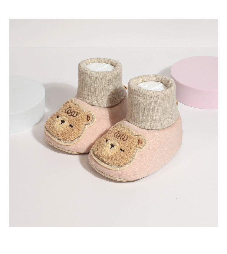 High Bear Babies' Socks Baby Soft-soled Pure Cotton Shoes - Cindi Book
