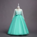 Kids Long Flower Girl Dress Dress - Cindi Book