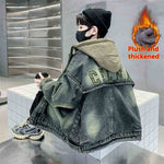 Older Boy Fleece-lined Denim Coat - Cindi Book