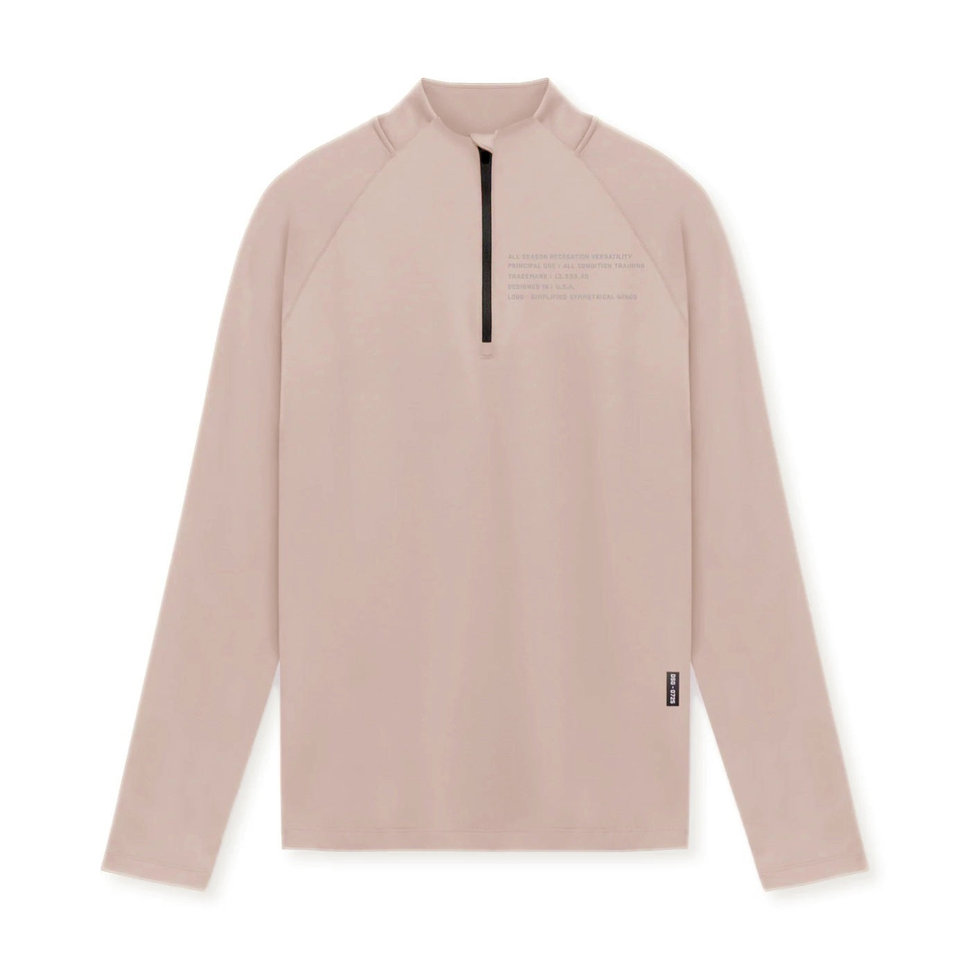Men's Small Turtleneck Slim-fit Half Zipper Training Long Sleeve T-shirt - Cindi Book