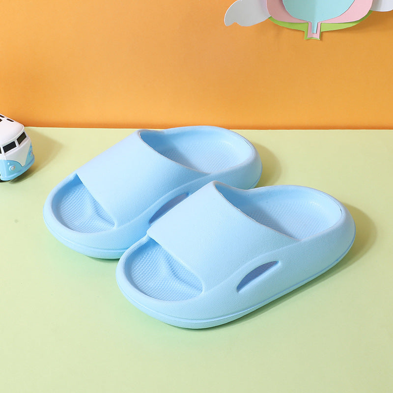 Summer Cute Thick-soled Soft-soled Home Indoor Outdoor Solid Color Sandals And Slippers - Cindi Book