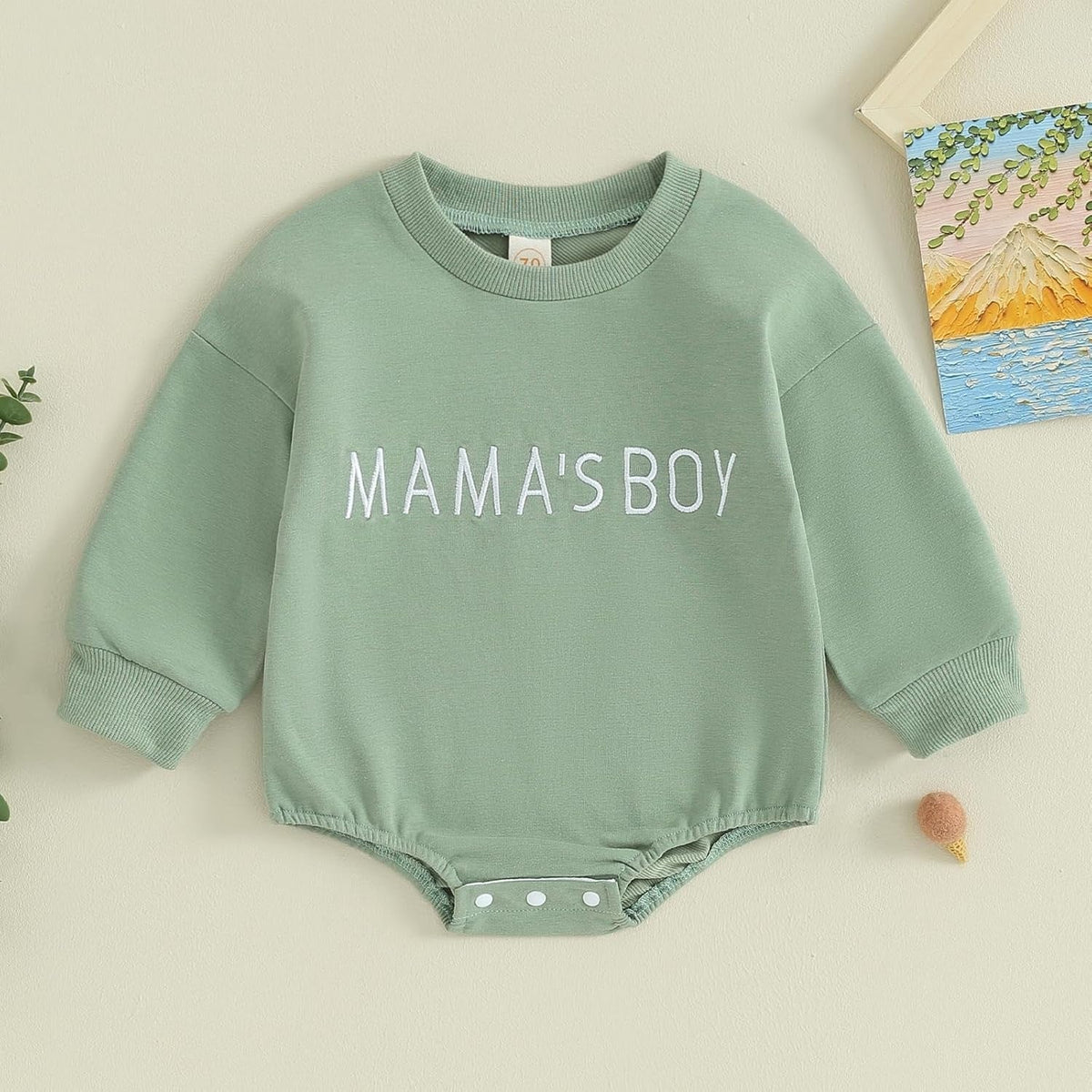 Baby Jumpsuit Winter Romper Letter Print Baby Bodysuit - Cindi Book