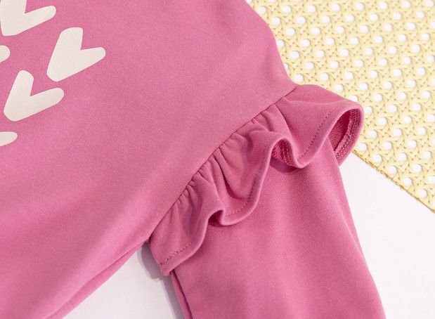 Girls' 2026 Spring Collection New Style Top - Cute And Casual Pullover Hooded Shirt For Children - Children's Heart-shaped Collar Sweatshirt - Cindi Book