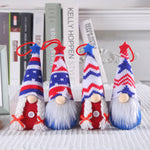 Star Striped Knitted Hat Decoration Small Pendant - Cindi Book