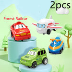 Children Puzzle Electric Railroad Speeder DIY Assembly Electric Car Automatic Rail City Scene Construction Education Toy Gift - Cindi Book