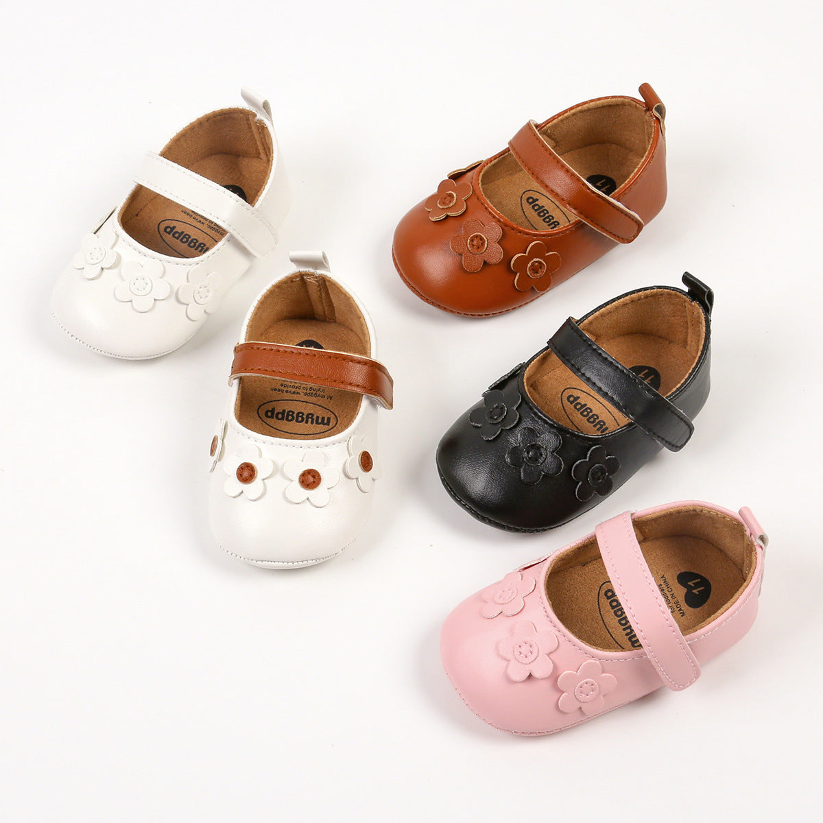 Flower Baby Soft Bottom Non-slip Toddler Shoes - Cindi Book