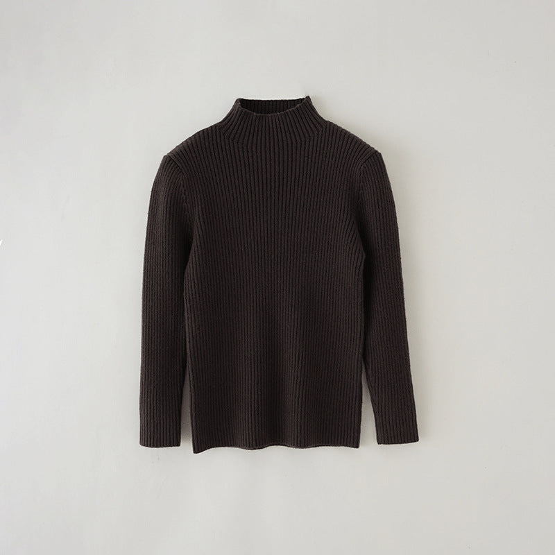 Children's Mock Neck Sweater Knitwear Top - Cindi Book