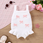Baby Sling Doll Clothes Wool Romper Bow Embroidery Girl Sweet - Cindi Book