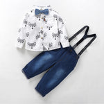 Three-piece suit of gentleman dress suspenders - Cindi Book