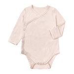 Baby Bamboo Fiber Long Sleeve Baby Bodysuit Jumpsuit - Cindi Book