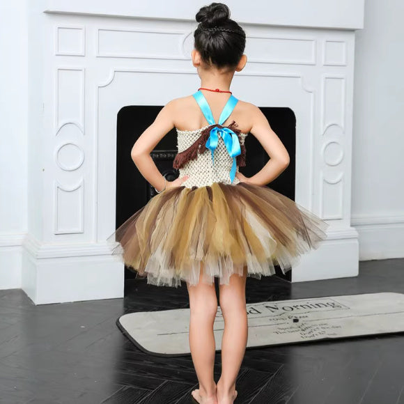 Children's Ocean Style Princess Dress - Cindi Book