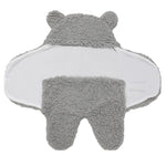 Lamb Plush Sleeping Bag Newborn Baby Swaddling Quilt - Cindi Book