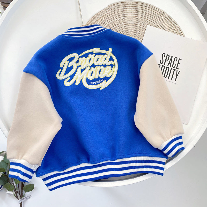 Children's Clothing Boys All-match Korean Baseball Uniform Jacket - Cindi Book