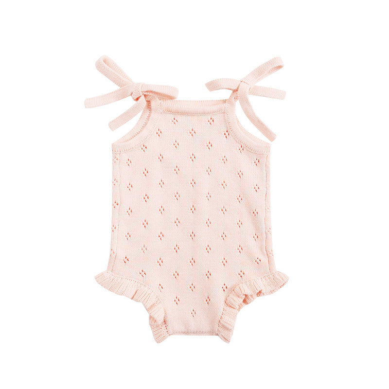 Baby Knitted Vest Wool Jumpsuit Spring And Autumn - Cindi Book