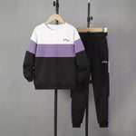 Design Sense Multicolor Hoodie Pants Two-piece Set - Cindi Book