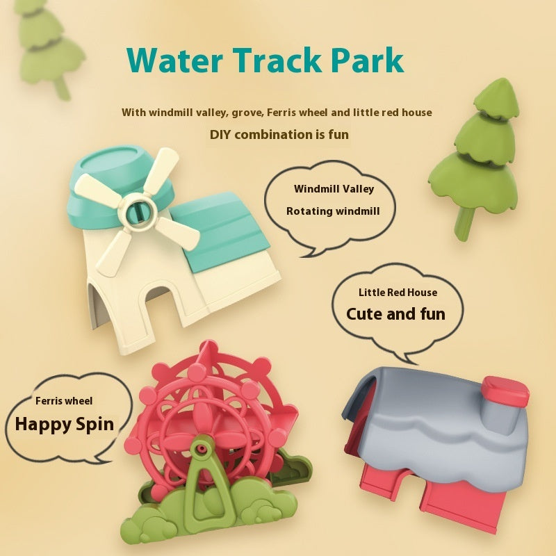 Assembled Track Duck Rotary Table Bath Bathroom Shower Water Toys - Cindi Book