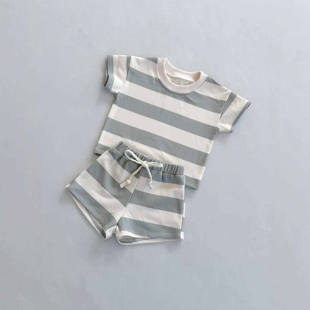 Ins Style Foreign Trade Baby Short Sleeve Suit - Cindi Book
