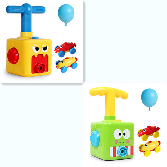 Power Balloon Launch Tower Toy Puzzle  Education Inertia Air Power Balloon Car Science Experimen Toy For Children Gift - Cindi Book