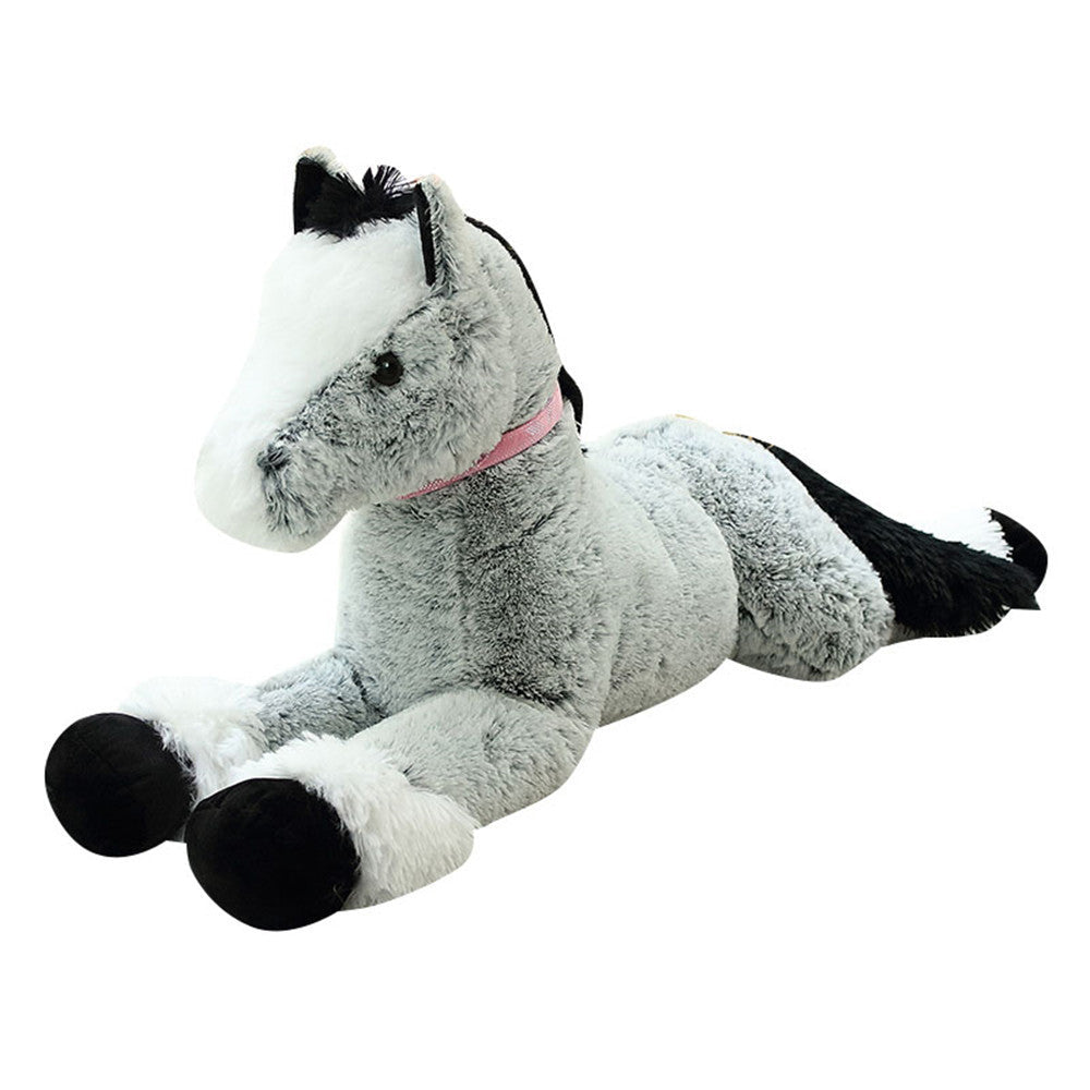 Simulation lying horse pillow plush toy - Cindi Book