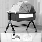 Baby Splicing Portable Multifunctional Mobile Folding Cradle Bed - Cindi Book