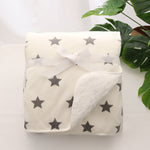 Baby thick double-layer coral fleece blanket - Cindi Book