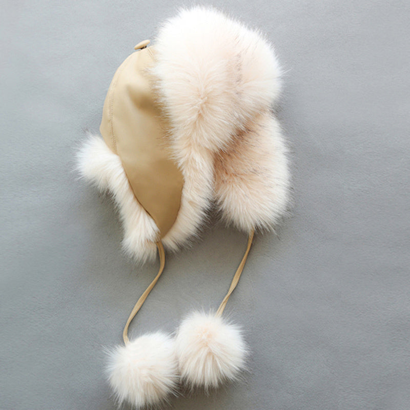 Big Kids Fur Coat in Autumn and Winter Coat