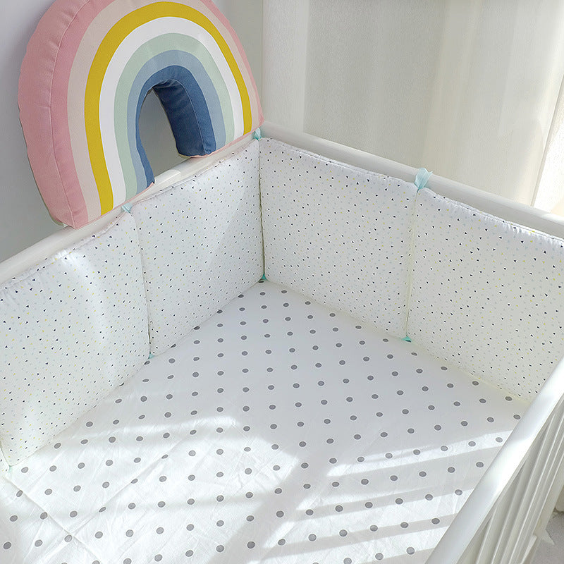 Cartoon embroidered cotton bumper bed - Cindi Book