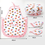 Children's apron cake cooking tools - Cindi Book