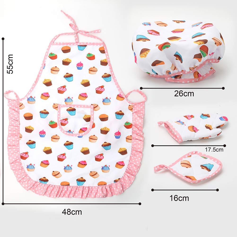 Children's apron cake cooking tools - Cindi Book