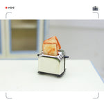 Miniature Candy Toy Kitchen Small Cloth Dollhouse Accessories Mini Breakfast Bread Maker - Cindi Book