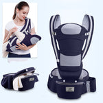 Ergonomic Baby Carrier Infant Baby Hipseat Carrier 3 In 1 Front Facing Ergonomic Kangaroo Baby Wrap Sling - Cindi Book