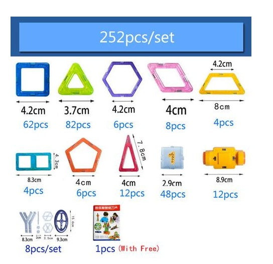 Mini Magnetic Piece Educational Toys - Cindi Book