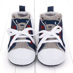 Canvas shoes color matching letters walking shoes - Cindi Book