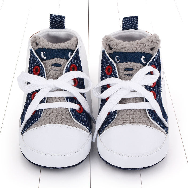 Canvas shoes color matching letters walking shoes - Cindi Book