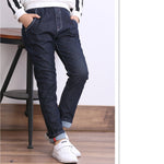 Children's Clothing, Boys' Jeans With Thick Fleece, Winter Children's Casual Wear - Cindi Book