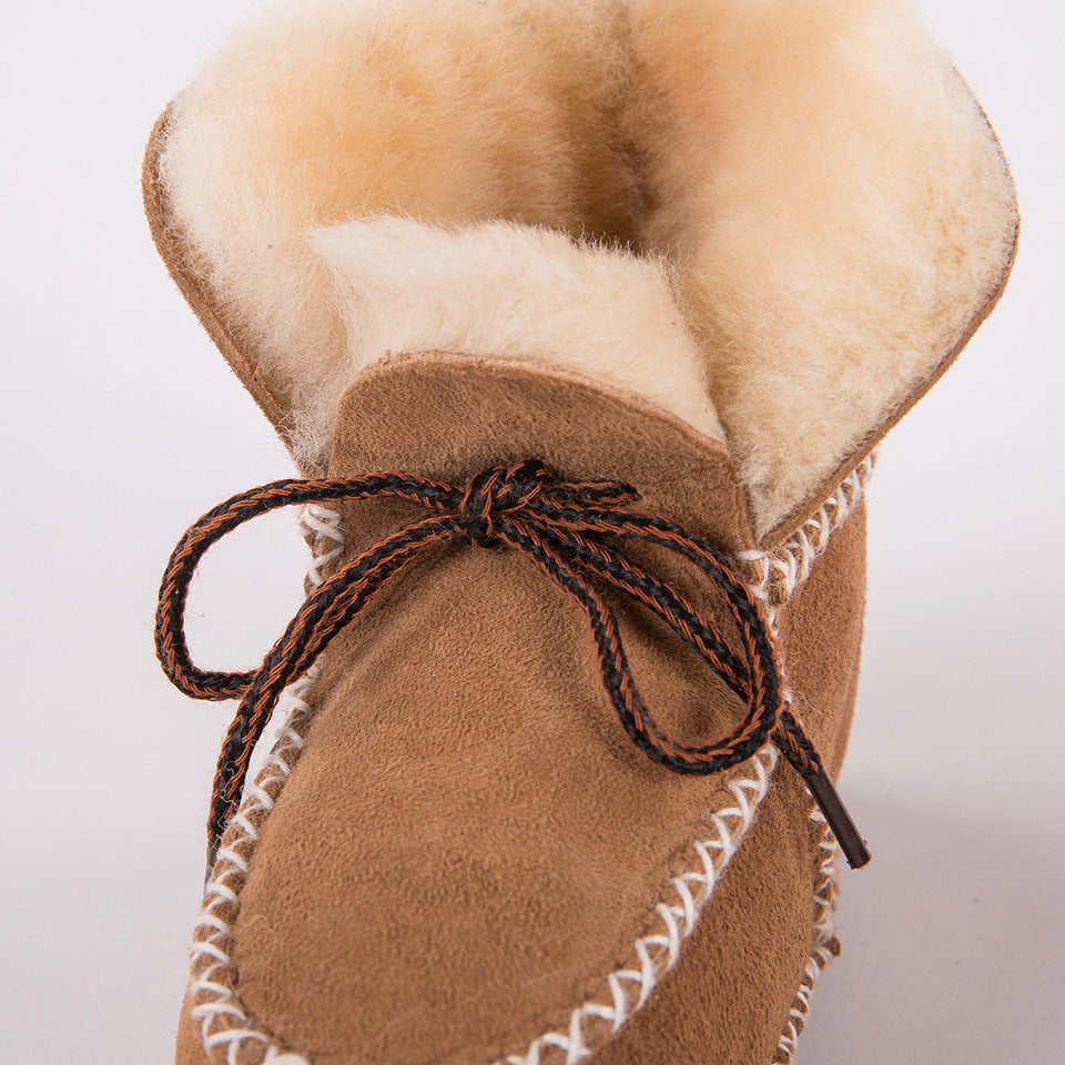 Warm soft sole baby walking shoes non slip boots - Cindi Book