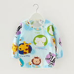 Baby Dinner Coverall Bib Spring And Autumn Long Sleeve Apron - Cindi Book