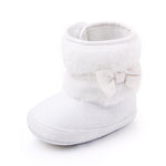 Bowknot High Top Soft Soled Baby Cotton Shoes - Cindi Book