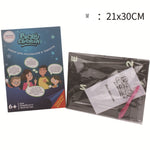Educational Toy Drawing Pad 3D Magic 8 Light Effects Puzzle Board Sketchpad - Cindi Book