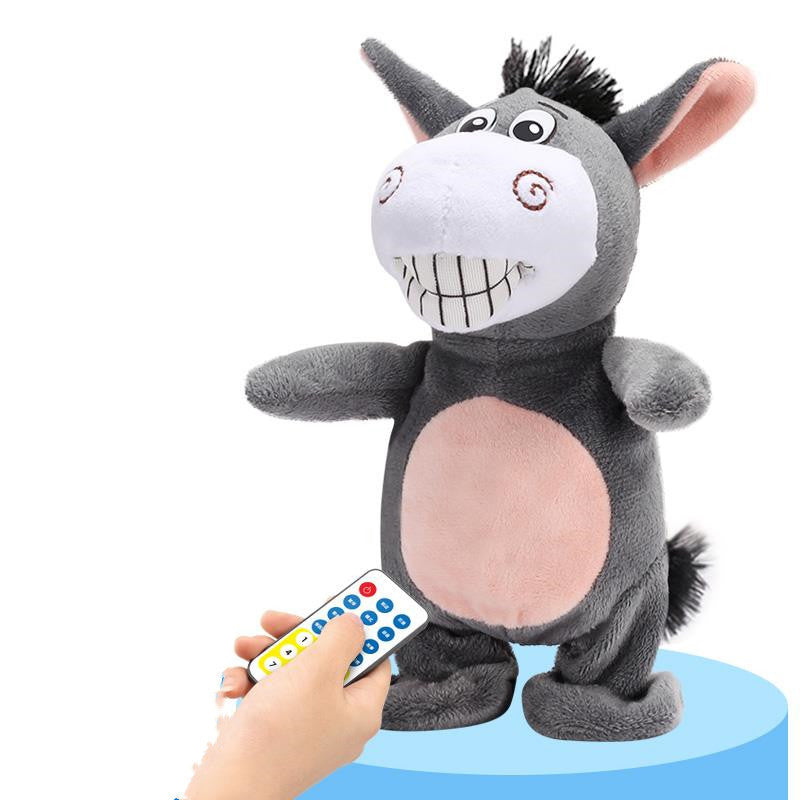 Electronic Robot Donkey Remote Control Kids Plush Toy Speak /walk/sing - Cindi Book