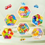Children's Animal Fruit Creative Three-dimensional Puzzle Puzzle Educational Toys - Cindi Book