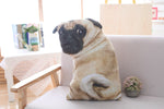 3D Simulation Belldog Plush Toy Pillow Real Life Doll Funny Pug Dog Doll Nap Pillow Lying Prone Soft Sofa Pillow - Cindi Book