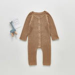 Spring And Autumn Baby Long-sleeved Knitted Jumpsuit Romper - Cindi Book